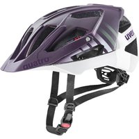 uvex Quatro cc Fahrradhelm (52-57 cm, 01 plum/white matt)
