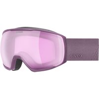 uvex Victorious FM Brillenträger Skibrille (2630 plum matt, mirror purple/orange clear (S2))