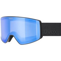uvex Scenic FM Skibrille (2330 black matt, blue/green clear (S2))