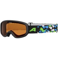 Alpina Carvy 3.0 Kinderskibrille (481 blue matt, Scheibe: orange (S2))
