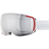 uvex Big 40 Litemirror Skibrille (1026 white mat, litemirror silver clear)