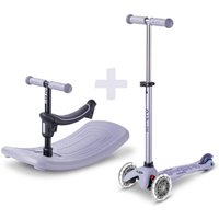 Micro Mini Deluxe Rock & Go LED Kinderkickboard (lavender mist)