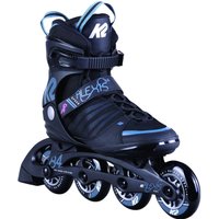 K2 Alexis 84 Speed Alu Inlineskate Damen (40.5 (US=9.5), black/steelblue)