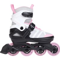Firefly Kinder Inlineskates ILS C76 (30.0-33.0, (Rollen 64 mm) 900 white/rosa/dark black)