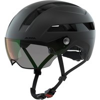 Alpina Soho Visor Varioflex Fahrradhelm (52-56 cm, 30 black matt)