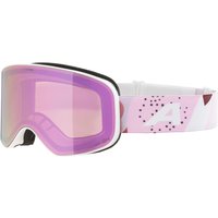 Alpina Slope Q-Lite Skibrille (852 white/rose matt, Scheibe: Q-Lite rose (S2))