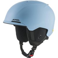 Alpina Kroon Mips Skihelm (55-59 cm, 46 smoke/blue matt)