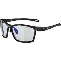 Alpina Twist Five VLM+ Sportbrille (231 black matt, Scheibe: Varioflex, blue mirror (S1-3))