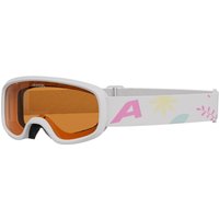 Alpina Carvy 3.0 Kinderskibrille (411 white matt, Scheibe: orange (S2))