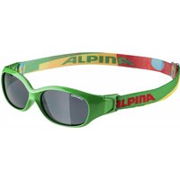 Alpina Sports Flexxy Kids Sonnenbrille (475 green/puzzle, Ceramic, Scheibe: black (S3))