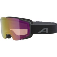 Alpina Taos Q-Lite Skibrille (834 black matt, Scheibe: Q-Lite, red (S2))