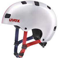 uvex Kid 3 Kinder-Fahrradhelm (51-55 cm, 30 race silver)