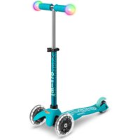 Micro Mini Deluxe Magic LED Kinderkickboard (aqua)