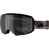 Alpina Granby 2 small Q-Lite Brillenträgerskibrille (892 black/brown matt, Scheibe: Q-Lite silver (S2))