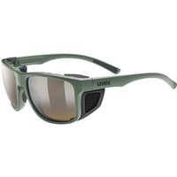 uvex Sportstyle 312 VPX Sportbrille (7761 moss green matt, polavision brown (S2-4))