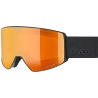 uvex Scenic FM Skibrille (2030 black matt, red /orange clear (S2))