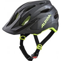 Alpina Carapax Jr. Fahrradhelm (51-56 cm, 32 black neon/yellow matt)