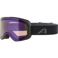 Alpina Slope Quattroflex Skibrille (831 black matt, Scheibe: QUATTROFLEX MIRROR blue (S2))