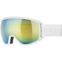 uvex Topic FM sphere Skibrille (1030 white matt, mirror orange/blue (S2))