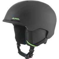 Alpina Brix Jr. Kinder Skihelm (51-55 cm, 37 black/neon matt)