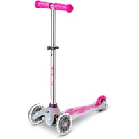 Micro Mini Deluxe Flux LED Kinderkickboard (neon pink)