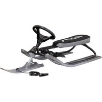 Stiga Snowracer Iconic Lenkschlitten (black/silver)