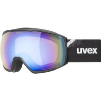 uvex Victorious FM Brillenträger Skibrille (2330 black matt, mirror blue/green clear (S2))