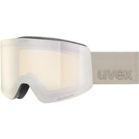 uvex Provoqe FM Brillenträger Skibrille (2830 black matt, mirror platin/yellow clear (S2))