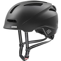 uvex Urban Planet LED Fahrradhelm (58-61 cm, 01 black matt)