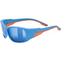 uvex Sportstyle 514 Kinder Sonnenbrille (4416 blue matt, mirror blue (S3))