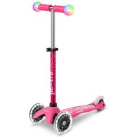 Micro Mini Deluxe Magic LED Kinderkickboard (pink)