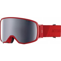 Atomic Revent Large Skibrille (red, Scheibe silver stereo HD)