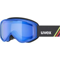 uvex Speedy Nova FM Kinderskibrille (4030 blue matt, mirror blue/green clear (S2))