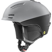 uvex Ultra Mips Skihelm (51-55 cm, 30 rhino/black matt)
