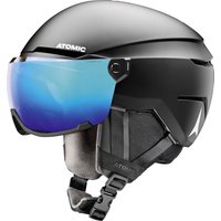 Atomic Savor Stereo Visor Visier Skihelm (59-63 cm, black)