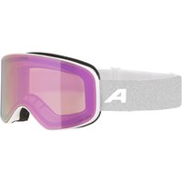 Alpina Slope Q-Lite Skibrille (813 white matt, Scheibe: Q-Lite pink (S2))