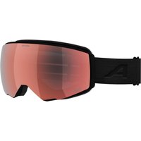 Alpina Granby 2 small Q-Lite Brillenträgerskibrille (831 black matt, Scheibe: Q-Lite red (S2))