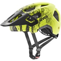 uvex React Jr. Mips Kinder-Fahrradhelm (52-56 cm, 06 lime/black matt)
