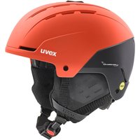 uvex Stance Mips Skihelm (51-55 cm, 14 fierce red/black matt)