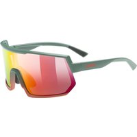 uvex Sportstyle 235 Sportbrille (7316 moss/grapefruit mat, mirror red (S2))