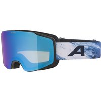 Alpina Taos Q-Lite Skibrille (882 black/blue matt, Scheibe: Q-Lite, blue (S2))