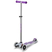 Micro Maxi Deluxe Flux LED Kinderkickboard (purple)