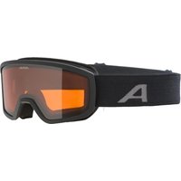 Alpina Scarabeo Jr Skibrille (131 black matt, Scheibe: DOUBLEFLEX orange (S2))