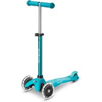 Micro Kinderkickboard Mini Deluxe LED (aqua)