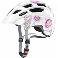 uvex Finale Kinderfahrradhelm (51-55 cm, 01 heart/white/pink)
