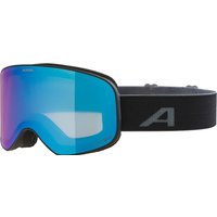 Alpina Slope Q-Lite Skibrille (834 black/black matt, Scheibe: Q-Lite blue (S2))