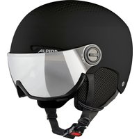 Alpina Arber Visier Skihelm (58-61 cm, 30 black matt)