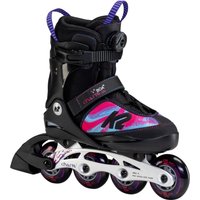 K2 Charm Boa Alu Junior Inliner (35.0-40.0, black/pink)