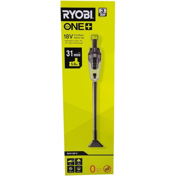 RYOBI Akku-Handstaubsauger Ryobi RHV18F-0 – 18 V ONE+ Akku-Handstaubsauger (ohne Akku)
