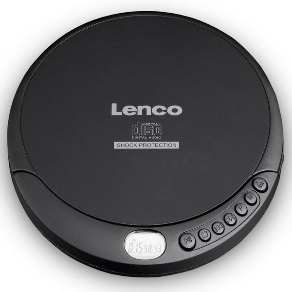 Lenco CD-200 CD-Radiorecorder (Anti-Schock Hörbuchfunktion Energiesparend inkl. Kopfhörer & USB-Kabel)